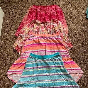 THREE Girls Skirts